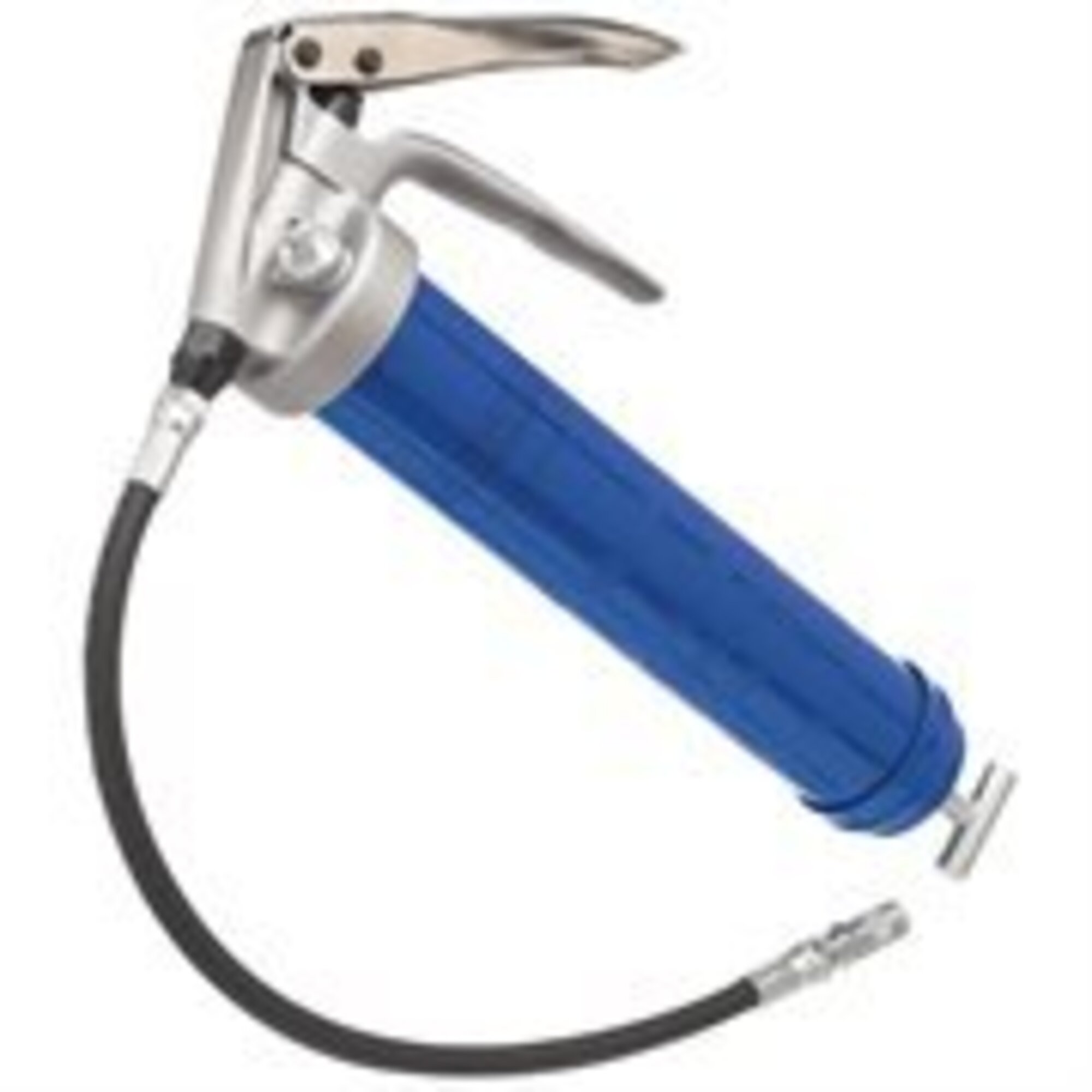 Lincoln Pistol Grip Grease Gun — 18in. Whip Hose, 6in. Rigid Extension, 7500 PSI, Dual Lip Follower, Air Bleeder Combo, Model# 1134